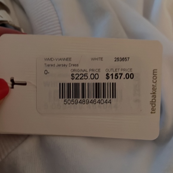 NWT Ted Baker Tiered Jersey Dress - Picture 6 of 7